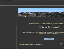 Tablet Screenshot of comunidad-coto-san-isidro.es